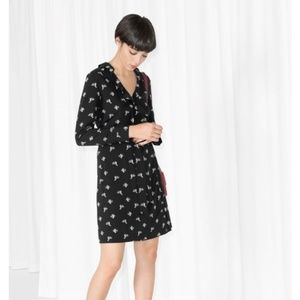 & other stories cactus print dress